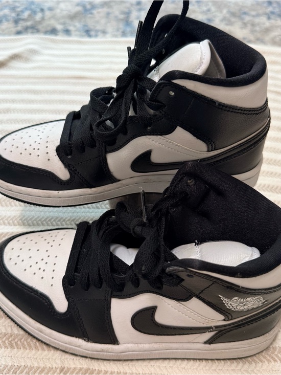 Nike Other - Nike Kids Black and White Mid-Top Sneakers